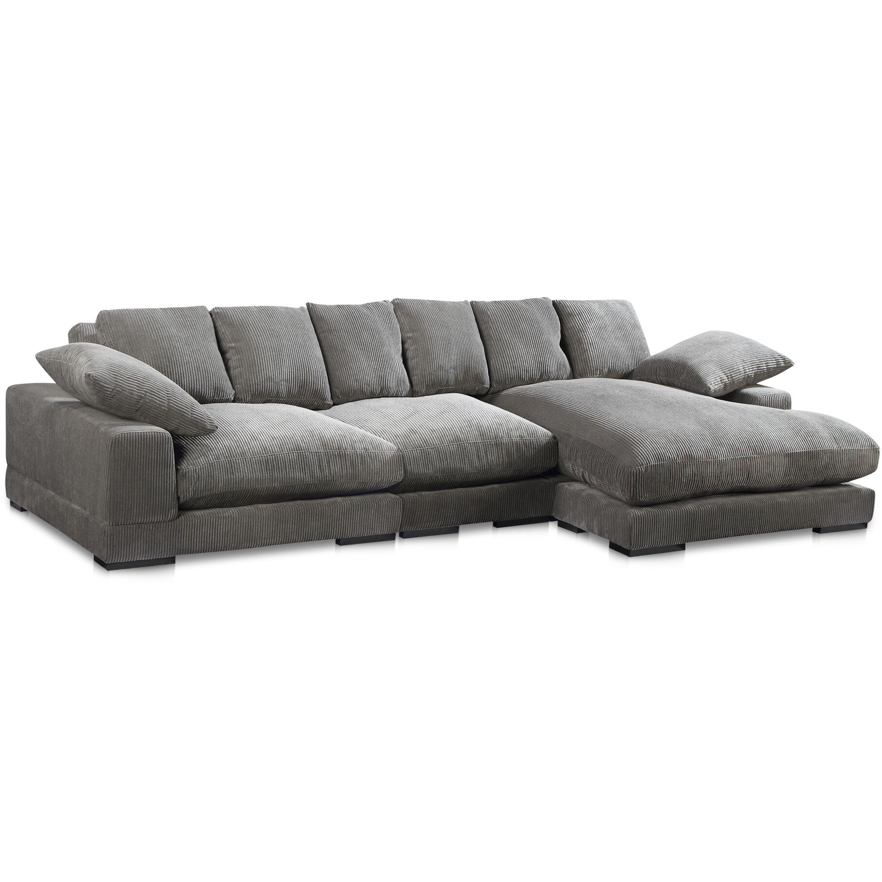 Plunge Grey Sectional, Large